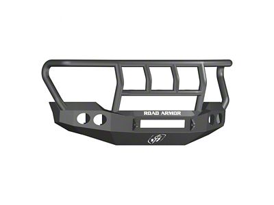 Road Armor Stealth Non-Winch Front Bumper with Titan II Guard; Wide Flare; Textured Black (11-16 F-350 Super Duty)