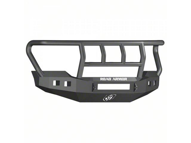 Road Armor Stealth Non-Winch Front Bumper with Titan II Guard; Wide Flare; Textured Black (11-16 F-350 Super Duty)