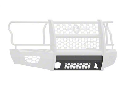 Road Armor Non-Winch Plate for Vaquero Series Front Bumper; Satin Black (15-17 F-150, Excluding Raptor)