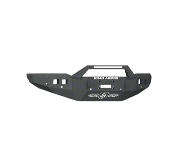 Road Armor Stealth Wide Fender Flare Winch Front Bumper with Sheetmetal Pre-Runner Guard; Textured Black (19-24 RAM 2500)