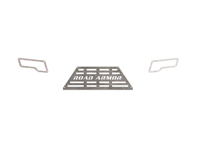 Road Armor iDentity Rear Bumper Beauty Ring; Raw Steel (10-18 RAM 3500)