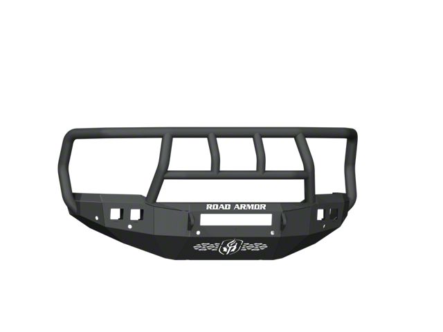 Road Armor Stealth Non-Winch Front Bumper with Titan II Guard; Textured Black (19-24 RAM 3500)