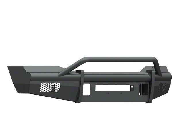 Road Armor Vaquero Non-Winch Front Bumper with Pre-Runner Guard; Textured Black (06-09 RAM 3500)