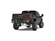 Road Armor iDentity iD Mesh Rear Bumper with Non-Shackle End Pods, Dual Pod and Single Row Light Bar Pods; Raw Steel (20-24 Sierra 2500 HD)