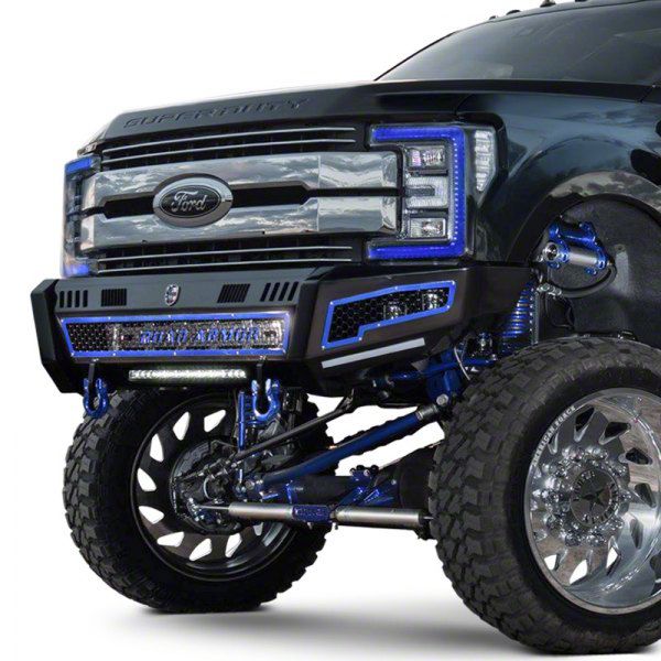 Road Armor Sierra 3500 IDentity Beauty Ring Front Bumper With Shackles ...