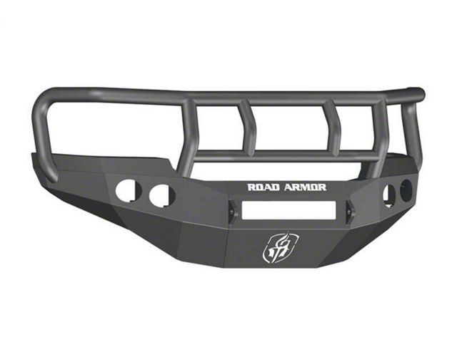 Road Armor Stealth Non-Winch Front Bumper with Titan II Guard; Textured Black (11-14 Sierra 3500 HD)