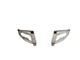 Road Armor iDentity Front Bumper WIDE Width End Pods; Raw Steel (20-23 Silverado 2500 HD)