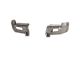 Road Armor iDentity Rear Bumper Shackle End Pods; Raw Steel (15-19 Silverado 2500 HD)