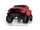Road Armor iDentity Beauty Ring Front Bumper with WIDE End Pods and Triple Cube Light Pods; Raw Steel (20-23 Silverado 3500 HD)
