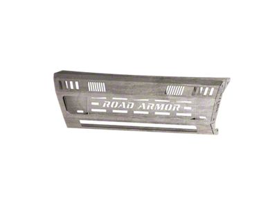 Road Armor iDentity Front Bumper Smooth Center Section; Raw Steel (15-19 Silverado 3500 HD)