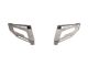 Road Armor iDentity Front Bumper WIDE End Pods; Raw Steel (15-19 Silverado 3500 HD)