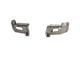 Road Armor iDentity Rear Bumper Shackle End Pods; Raw Steel (15-19 Silverado 3500 HD)