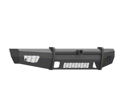 Road Armor Vaquero Series Front Bumper with Receiver Hitch; Satin Black (15-17 F-150, Excluding Raptor)
