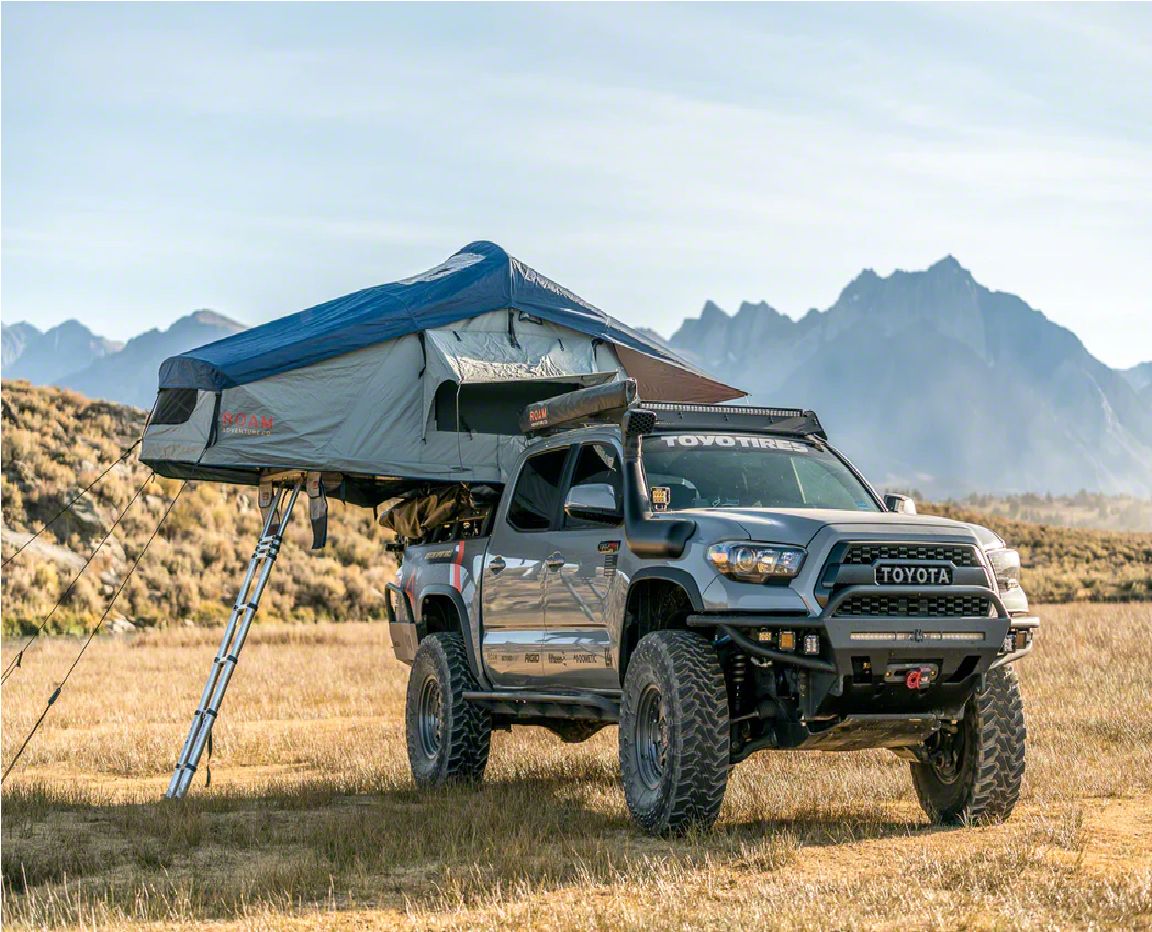 Roam Adventure Co F-150 The Vagabond Lite Rooftop Tent; Slate Gray/Navy ...