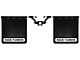 Rock Tamers 2-Inch Hub Mudflap System; Matte Black/Stainless Steel Trim Plates (Universal; Some Adaptation May Be Required)