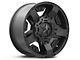 XD Rockstar II Satin Black 6-Lug Wheel; 17x8; 10mm Offset (07-14 Yukon)