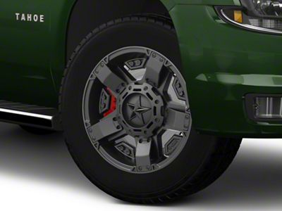 XD Rockstar II Satin Black 6-Lug Wheel; 20x9; 18mm Offset (15-20 Tahoe)