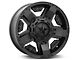 XD Rockstar II Satin Black 6-Lug Wheel; 17x8; 10mm Offset (15-20 Yukon)