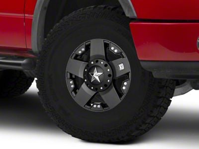 XD Rockstar Matte Black 6-Lug Wheel; 17x8; 35mm Offset (04-08 F-150)