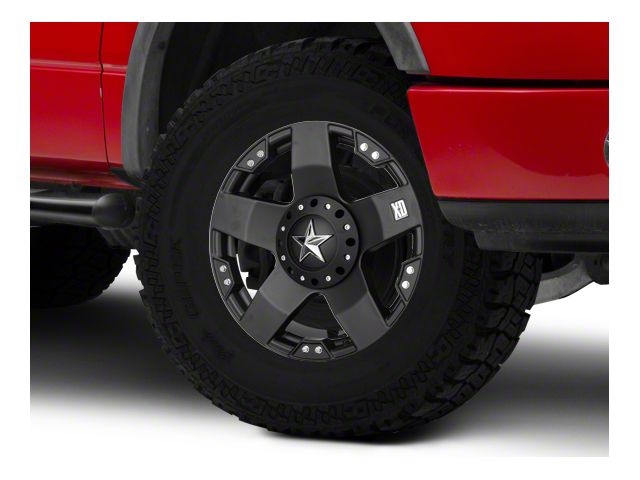 XD Rockstar Matte Black 6-Lug Wheel; 20x8.5; 10mm Offset (04-08 F-150)