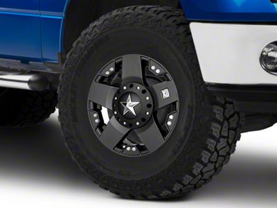 XD Rockstar Matte Black 6-Lug Wheel; 17x8; 35mm Offset (09-14 F-150)