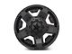 XD Rockstar II Satin Black 6-Lug Wheel; 17x8; 10mm Offset (09-14 F-150)