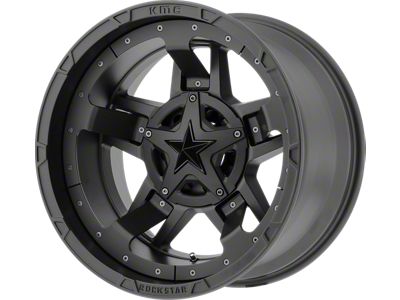 XD Rockstar III Matte Black 5-Lug Wheel; 20x9; 25mm Offset (09-18 RAM 1500)