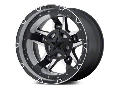 XD Rockstar III Matte Black Machined 5-Lug Wheel; 22x10; -18mm Offset (09-18 RAM 1500)