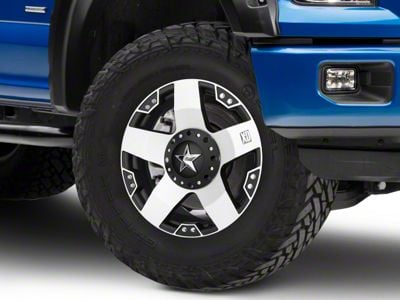 XD Rockstar Black Machined 6-Lug Wheel; 20x8.5; 10mm Offset (15-20 F-150)