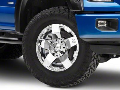 XD Rockstar Chrome 6-Lug Wheel; 20x8.5; 10mm Offset (15-20 F-150)