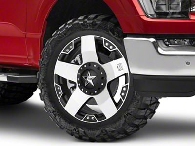 XD Rockstar Black Machined 6-Lug Wheel; 20x8.5; 10mm Offset (21-25 F-150)