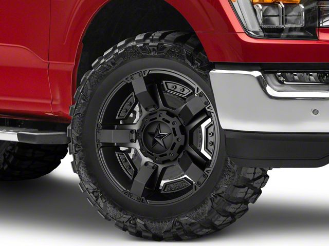 XD Rockstar II Satin Black 6-Lug Wheel; 20x9; -12mm Offset (21-24 F-150)