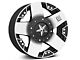 XD Rockstar Black Machined 5-Lug Wheel; 17x9; -12mm Offset (09-18 RAM 1500)