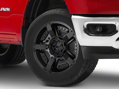 XD Rockstar II Satin Black 6-Lug Wheel; 20x9; 18mm Offset (19-25 RAM 1500)