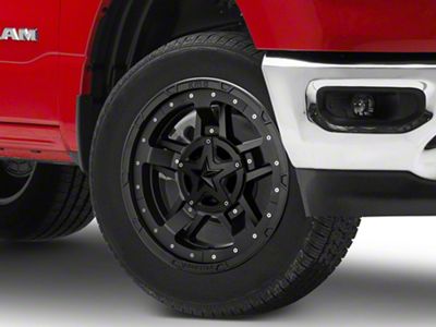 XD Rockstar III Matte Black 6-Lug Wheel; 20x9; 18mm Offset (19-24 RAM 1500)