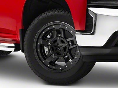 XD Rockstar III Matte Black 6-Lug Wheel; 20x9; 18mm Offset (19-24 Silverado 1500)