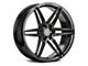 Rohana Wheels RFV1 Gloss Graphite 6-Lug Wheel; 22x9.5; 0mm Offset (07-13 Sierra 1500)