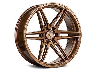 Rohana Wheels RFV1 Matte Bronze 6-Lug Wheel; 22x9.5; 0mm Offset (07-13 Sierra 1500)