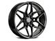 Rohana Wheels RFV2 Gloss Graphite 6-Lug Wheel; 22x9.5; 22mm Offset (07-13 Sierra 1500)