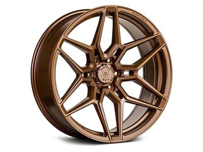 Rohana Wheels RFV2 Matte Bronze 6-Lug Wheel; 22x9.5; 22mm Offset (07-13 Silverado 1500)