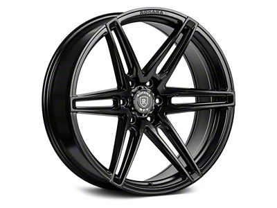 Rohana Wheels RFV1 Matte Black 6-Lug Wheel; 22x9.5; 0mm Offset (99-06 Sierra 1500)