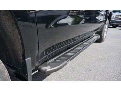 Romik RAL-T Running Boards; Black (20-25 Silverado 2500 HD Double Cab)