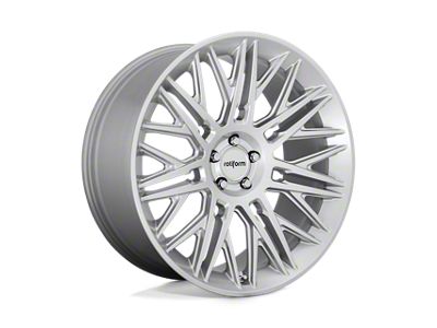 Rotiform JDR Matte Silver 6-Lug Wheel; 22x10; 30mm Offset (07-14 Tahoe)