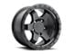 Rotiform Six Matte Black 6-Lug Wheel; 17x9; 1mm Offset (07-14 Tahoe)