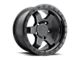 Rotiform Six Matte Black 6-Lug Wheel; 17x9; 1mm Offset (07-14 Yukon)