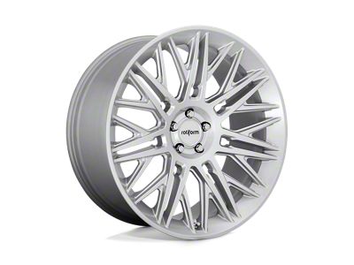 Rotiform JDR Matte Silver 6-Lug Wheel; 22x10; 30mm Offset (09-14 F-150)