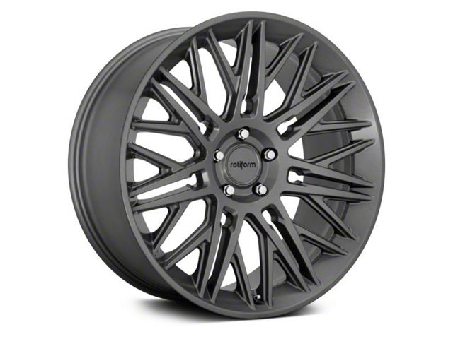 Rotiform JDR Matte Anthracite 6-Lug Wheel; 22x10; 30mm Offset (15-20 F-150)