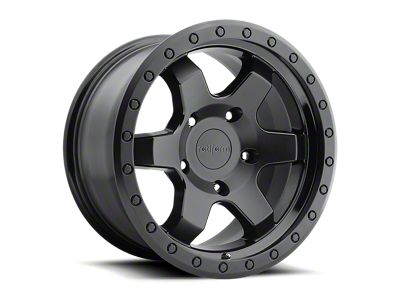 Rotiform Six Matte Black 6-Lug Wheel; 17x9; 1mm Offset (15-20 Tahoe)