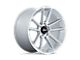 Rotiform BTL Gloss Silver with Machined Face 5-Lug Wheel; 21x10.5; 45mm Offset (87-90 Dakota)