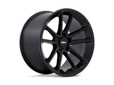 Rotiform BTL Matte Black with Black Cap and Inside Spoke Details 5-Lug Wheel; 21x10.5; 45mm Offset (87-90 Dakota)